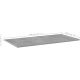 Police za knjige 4 kom siva boja betona 80 x 40 x 1,5 cm drvene | Shoptok.si