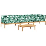 4-dijelni set vrtnih sofa od paleta s jastucima od drva bagrema | shoptok.hr