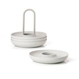 Zone Denmark SINGLE 4-delni set skodelic za jajca s stojalom - Warm Grey | Shoptok.si