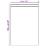  Zavjese sa zavjesama 2 pcs Tamnosiva 140 x 175 cm Poliester | shoptok.hr