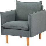 Livetastic FOTELJ, temno siva tekstil | Shoptok.si