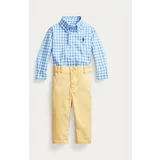 Polo Ralph Lauren komplet_koszula_i_spodnie_materialowe 320902172001 Modra Regular Fit