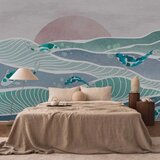  Foto tapeta - Fish on the waves 100x70 Standard | shoptok.hr