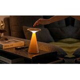Gingko LED namizna svetilka v naravni barvi z lesenim senčilom (višina 21 cm) Sylva – Cene