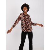 Italy Moda Blouse-DHJ-BZ-8643-2.67P-brown | Shoptok.si