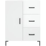  Komoda sjajna bijela 69,5x34x90 cm od konstruiranog drva | shoptok.hr
