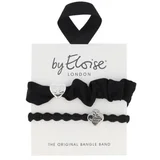 Bangle Set Silver & Black elastika za lase