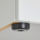 Premium Living Nočna Omarica Level 36 Black A, Bela | Shoptok.si