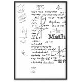  Plakat - Mathematics 40x60 Crni okvir | shoptok.hr