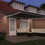  Okvir tende S LED lampica Bijelo 450 × 350 cm Aluminij | Eponuda.ba