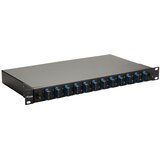 Equip 12-Port Fiber Optic Splice Box, SC Duplex, OS2, 1U, ped, Black Cijene