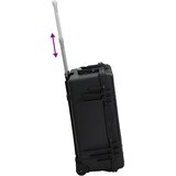  Kovčeg s kotačima crni 58 x 45 x 27 cm od PP-a | shoptok.hr