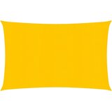 vidaXL Jedro za zaštitu od sunca 160 g/m² žuto 3 x 4 m HDPE | shoptok.hr