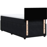 Box spring krevet s madracem crni 90x190 cm baršunasti | shoptok.hr