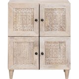  Kreveta Bjeli izbijeljeni 60 x 33 x 75 cm Čvrsto drvo manga | shoptok.hr