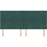  Uzglavlje Tamnozelena 200 cm Baršun | shoptok.hr