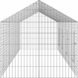  Kavez za zečeve Srebrno 400 x 78 x 78 cm Cinkani čelik | shoptok.hr