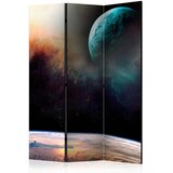Artgeist PARAVAN 135/172/3 cm črna, turkizna, bež u