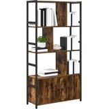  Polica Dimljeni hrast 80 x 30 x 155,5 cm Konstruirano drvo | Eponuda.com