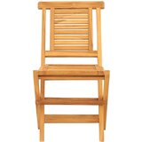  Sklopive vrtne stolice 8 kom 47x63x90 cm od masivne tikovine | shoptok.hr
