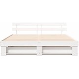  Krevetna konstrukcija Bijelo 180 x 200 cm Čvrsto borovo drvo | shoptok.hr