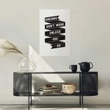  Plakat - Dreams Don\'t Work Unless You Do 29.7x42 Bez okvira | shoptok.hr