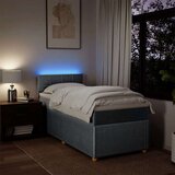 vidaXL Krevet s oprugama i madracem svjetlosivi 100x200 cm od tkanine | shoptok.hr