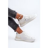Boto Women's White Faux Leather Sneakers Kaimans | Shoptok.si