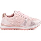Shelvt Pink sneakers with a floral motif | Shoptok.si