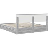  Krevet s od storage Siva Sonoma 180 x 200 cm Konstruirano drvo | shoptok.hr