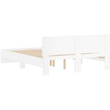  Okvir za krevet s uzglavljem bijeli 150x200 cm | shoptok.hr