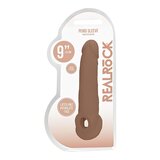 REALROCK Penis Sleeve 9 - navlaka za penis (21,5 cm) - tamna prirodna | shoptok.hr