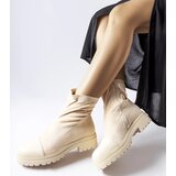 Gemre Beige sock boots eco-suede Cigliano | Eponuda.ba