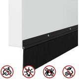  Držač četke za vrata 12 pcs Crna 100 cm Aluminijski legura | shoptok.hr