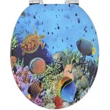  Toaletna sjedala s mekim zatvaranjem Duboko plava 44 x 38 cm | shoptok.hr