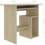  Radni stol boja hrasta sonome 80 x 45 x 74 cm od iverice | shoptok.hr