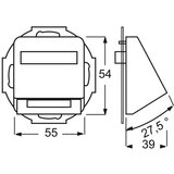 Busch-Jaeger Centralni disk aws f.com.plug connector 1758-214, (20858076) | Shoptok.si