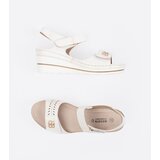 GOODIN White comfortable wedge sandals | Shoptok.si
