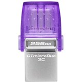 Kingston USB C & USB DISK 256GB DT microDuo3G3, 3.2 Gen1, OTG, plastičen s pokrovčkom, (20355306) | Shoptok.si