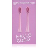 Hello Coco Electric Toothbrush Heads Pink nadomestne glave za zobno ščetko 2 kos Cene