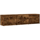 TV ormarić s LED rasvjetom Dimljeni Hrast 165 x 34 x 40 cm | shoptok.hr