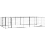 vidaXL vanjski kavez za pse čelični 33,88 m² Cijene