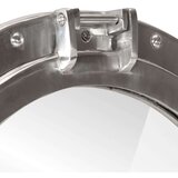  Zidno ogledalo Ø 30 cm od aluminija i stakla | shoptok.hr