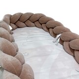 SuperMami Ogradica pletenica velur 300x22 cm, choco | shoptok.hr