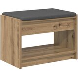  Klupa za cipele s jastučićem Hrast artisan 63 x 38 x 45 cm | shoptok.hr