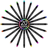 INF 20 Barv Komplet Markerjev za Tkanine, Trajni Flomastri za Tekstil, (5000312896) Cene