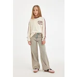 Defacto Girl's Wide Leg Wide Leg Trousers