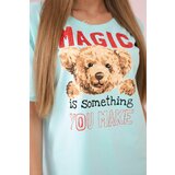 Kesi Blouse with Magic mint print | Shoptok.si