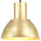 vidaXL Viseča svetilka 25 W medeninasta okrogla 28,5 cm E27, (22125997) Cene