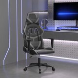  igraća stolica crno-siva od umjetne kože | shoptok.hr